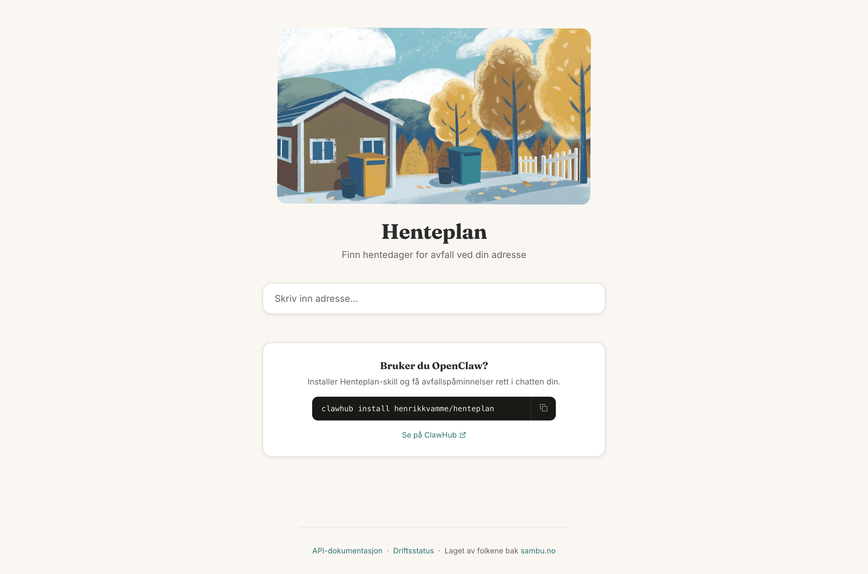 henteplan.no screenshot